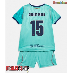 Barcelona Andreas Christensen #15 Terza Maglia Bambino 2026-27 Manica Corta (+ Pantaloni corti)